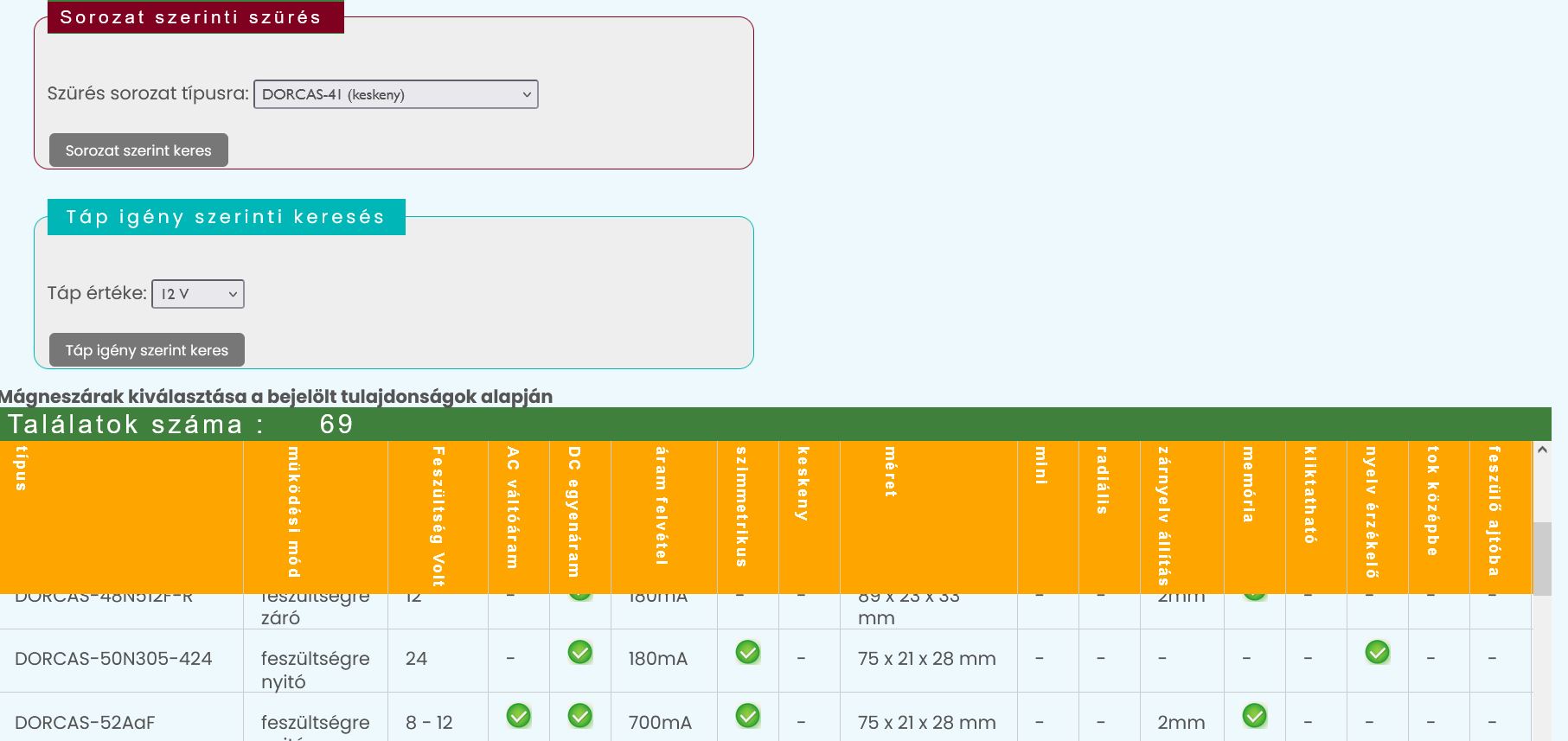 M�gnesz�r keres�s�e sorozat vagy t�p ig�ny szerin